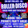 Book the Private Party area at the Roller Disco Cornwall
