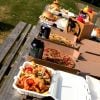 Picnic Party Feast at the Rink Cornwall