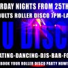 Nu Disco Adults Roller Disco Djs Cornwall from Saturday 25th Jan 2020